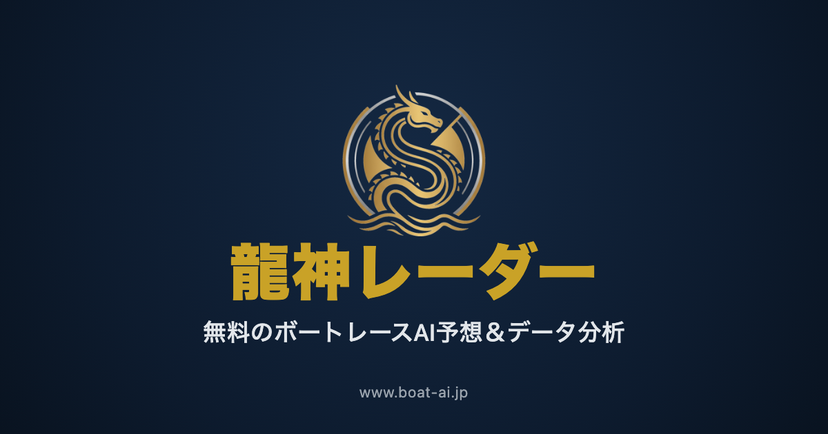 龍神レーダー - 無料のボートレースAI予想＆データ分析
